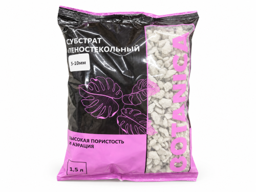 Субстрат пеностекольный GidroStone, фракция 5–10 мм, 1,5 л