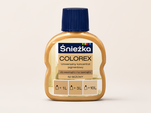 Колер Sniezka Colorex №62 «Бежевый», 100 мл