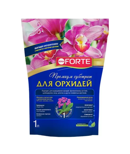Bona Forte Субстракт для орхидей, пакет 1 л/10 4630035960503