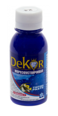 Паста колерная  "DEKOR" ирис №24 0,1 кг
