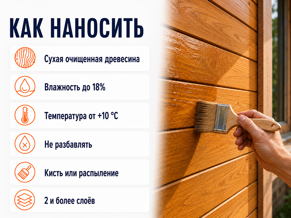 Состав PROFITEX декоративно-защитный для древесины «Сосна», 3 л (2,2 кг) фото 6
