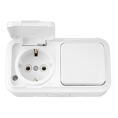 Блок В-РЦ-657 с заземляющим контактом и брызгозащищенной установкой