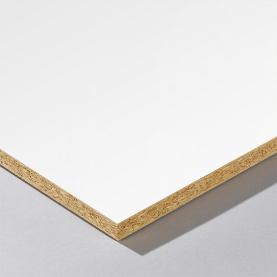 Плита древесно-стружечная ламинированная ЛДСП Е0,5  BYSPAN 2800x2070x18 Белый 601 PE