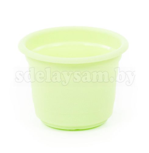 Горшок цветочный "Ксения" №3 - 0.75 л бледно-зеленый