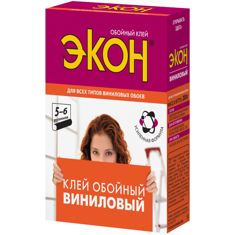 Клей обойный Экон Виниловый 200 г 