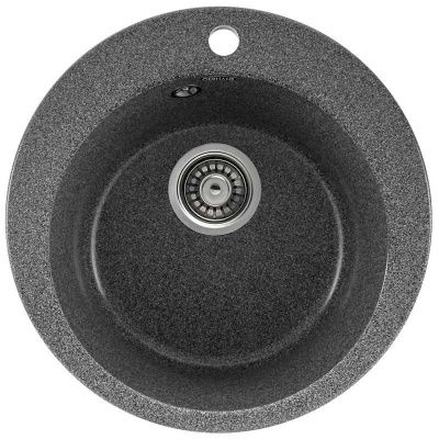 Мойка GERHANS A04-24 ГРАФИТ, 505x505мм иск.камень (без сифона)