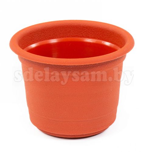 Горшок цветочный "Ксения" №3 - 0.75 л коричневый