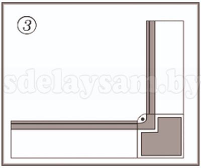 Комплект сборки москитной сетки белая 1,5*0,75м ,07647