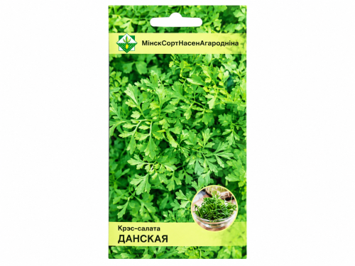 Семена кресс-салата МинскСортСемОвощ Данский, 1,5 г