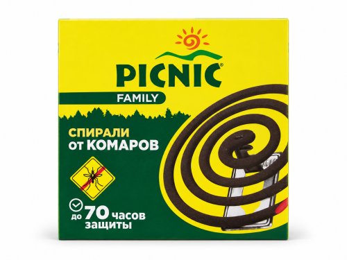 Спирали от комаров Picnic Family, 10 шт.