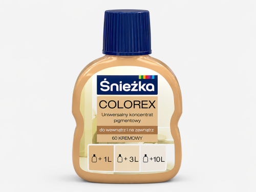 Колер Sniezka Colorex №60 «Кремовый», 100 мл