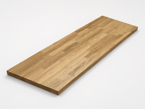 Мебельный щит из дуба 1500×400×40 мм, сорт 1/3, сращённый