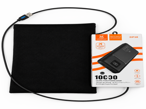 БРТЗ грелка электрическая портативная USB 1-50 ВА, с пауэрбанком