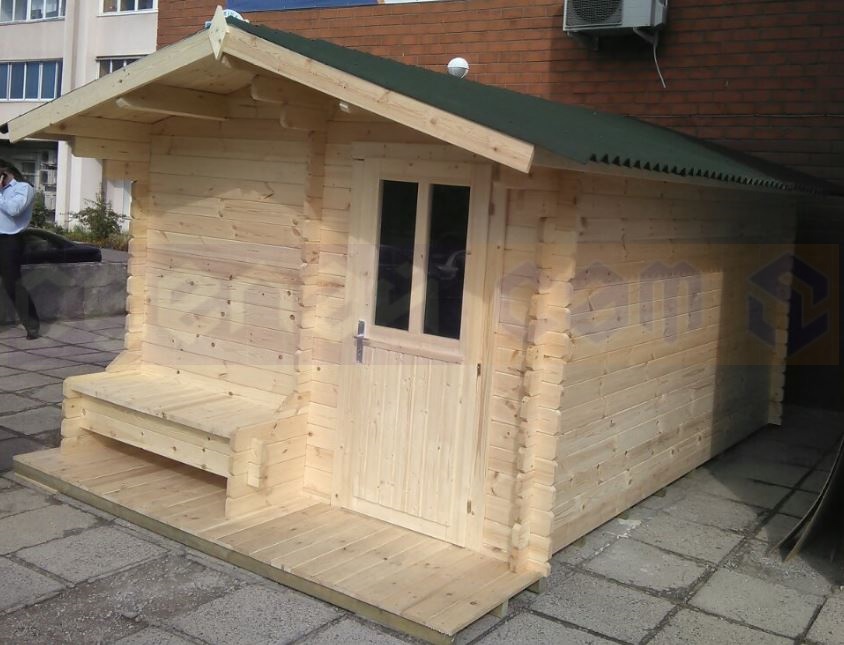 Садовый домик Tom 3x3 толщина 34 мм (готовая комплектация)