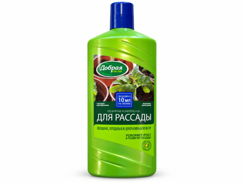 Удобрение жидкое «Добрая сила» для рассады