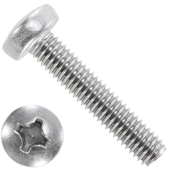 Винты с полуцилиндрической головкой