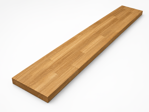 Мебельный щит из дуба 2100×200×40 мм, сорт 3/3, сращённый