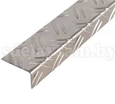 Алюминиевый уголок 25х25 (1,0м) Рифленый ,14617