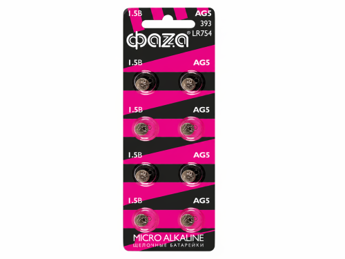 ФАZА батарейка AG5, 1,5 В, 10 шт