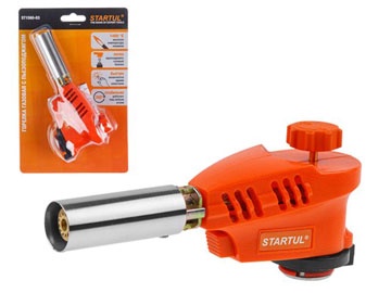 Горелка газовая с пьезоподжигом STARTUL (ST1560-03), арт.ST1560-03