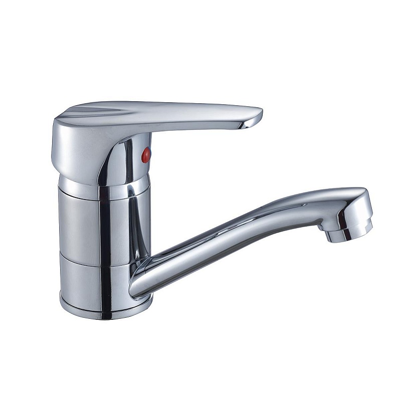 D40-22 смеситель одноручный д/умывальника/мойки с поворотным изливом 150мм, хром D40-22