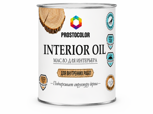 Масло для интерьера PROSTOCOLOR, белый, 0,75 л, 101013