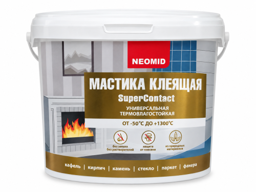 Мастика клеящая термостойкая Neomid, 4 кг