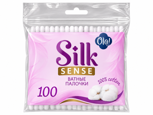 OLA! silk Sense ватные палочки, 100 шт., в полиэтиленовой упаковке