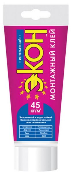 Клей Экон монтажный интерьерный туба 200 г