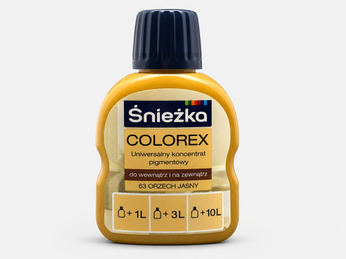 Колер Sniezka Colorex №63 «Орех светлый», 100 мл