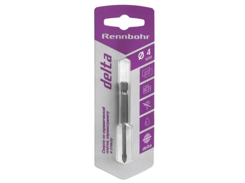 Сверло по керамике Rennbohr Delta 676004, Ø4 мм