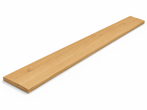 Мебельный щит из дуба 1800×300×20 мм, цельноламельный, сорт 1/2