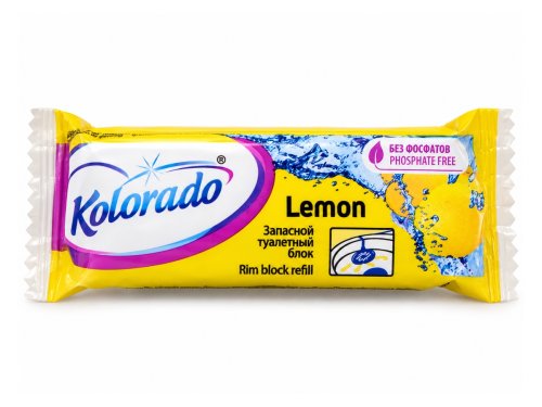 Брусок туалетный запасной Kolorado «Лимон», 40 г