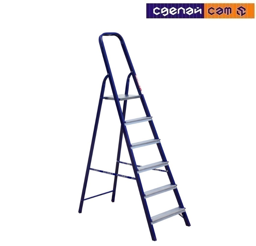 Лестница-стремянка 40x20 стальная 9-и ступенчатая 8409