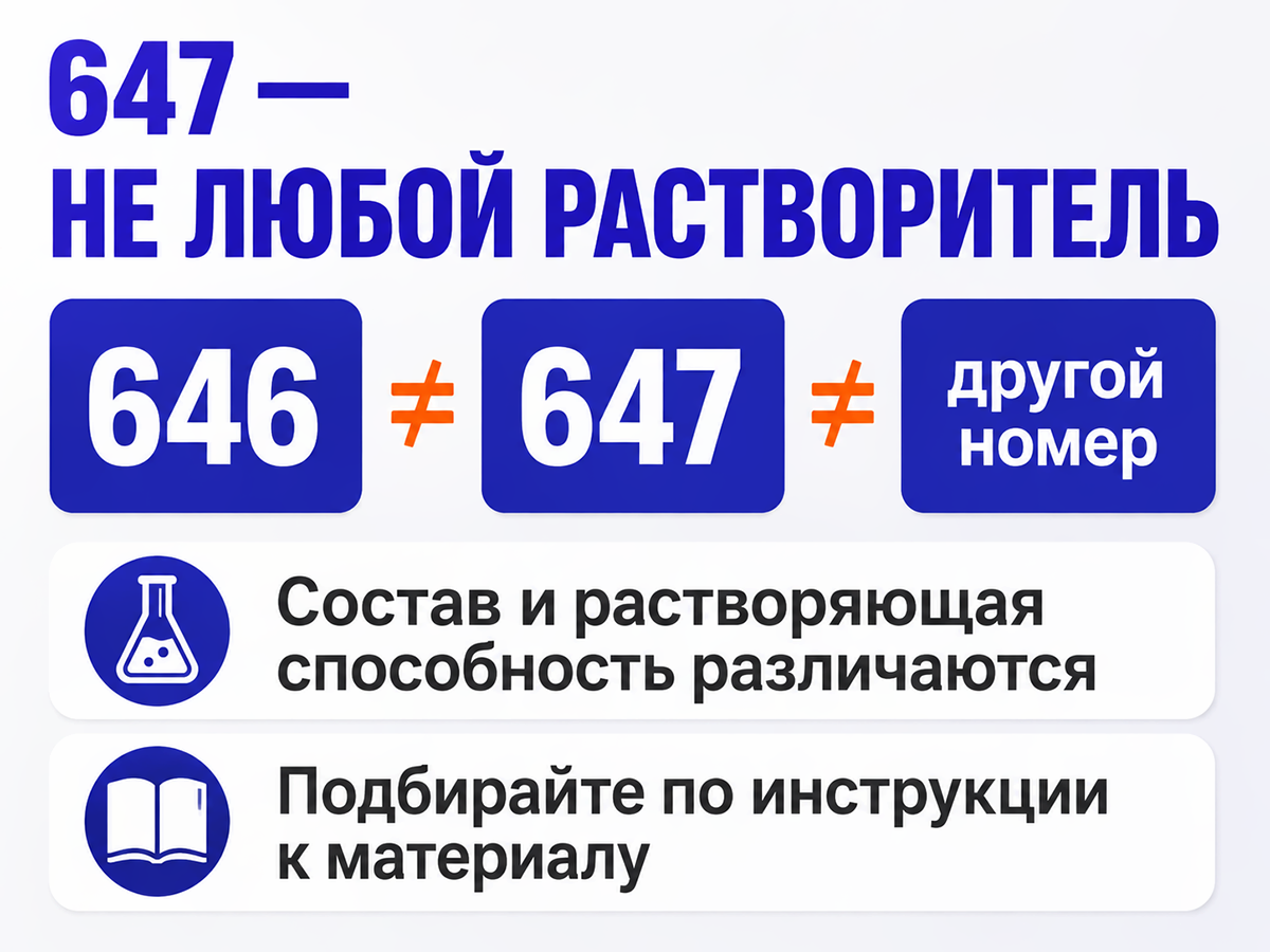 Растворитель 647 GoldDecor, 0,9 л фото 5