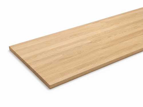 Мебельный щит из дуба 2100×600×20 мм, цельноламельный, сорт 1/2