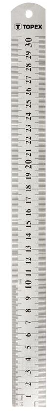 Линейка TOPEX нержавеющая сталь 50 см 31C050