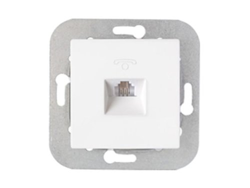 Розетка ТР4-6001телефонная полимер