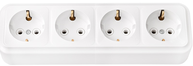 Розетка РА16-266 с заземляющим контактом