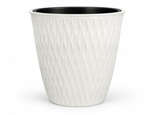 Кашпо ElfPlast Kerama 497, 8,5 л, белое