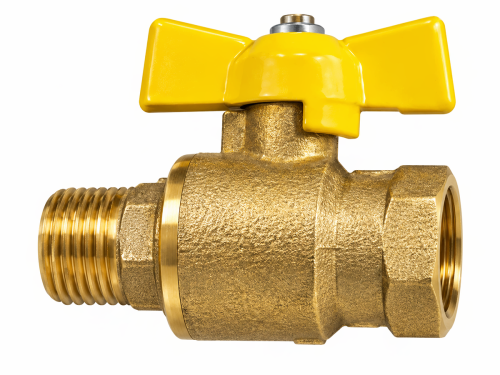 Цветлит кран шаровой газовый 11Б27п4, DN15, PN1,6 МПа