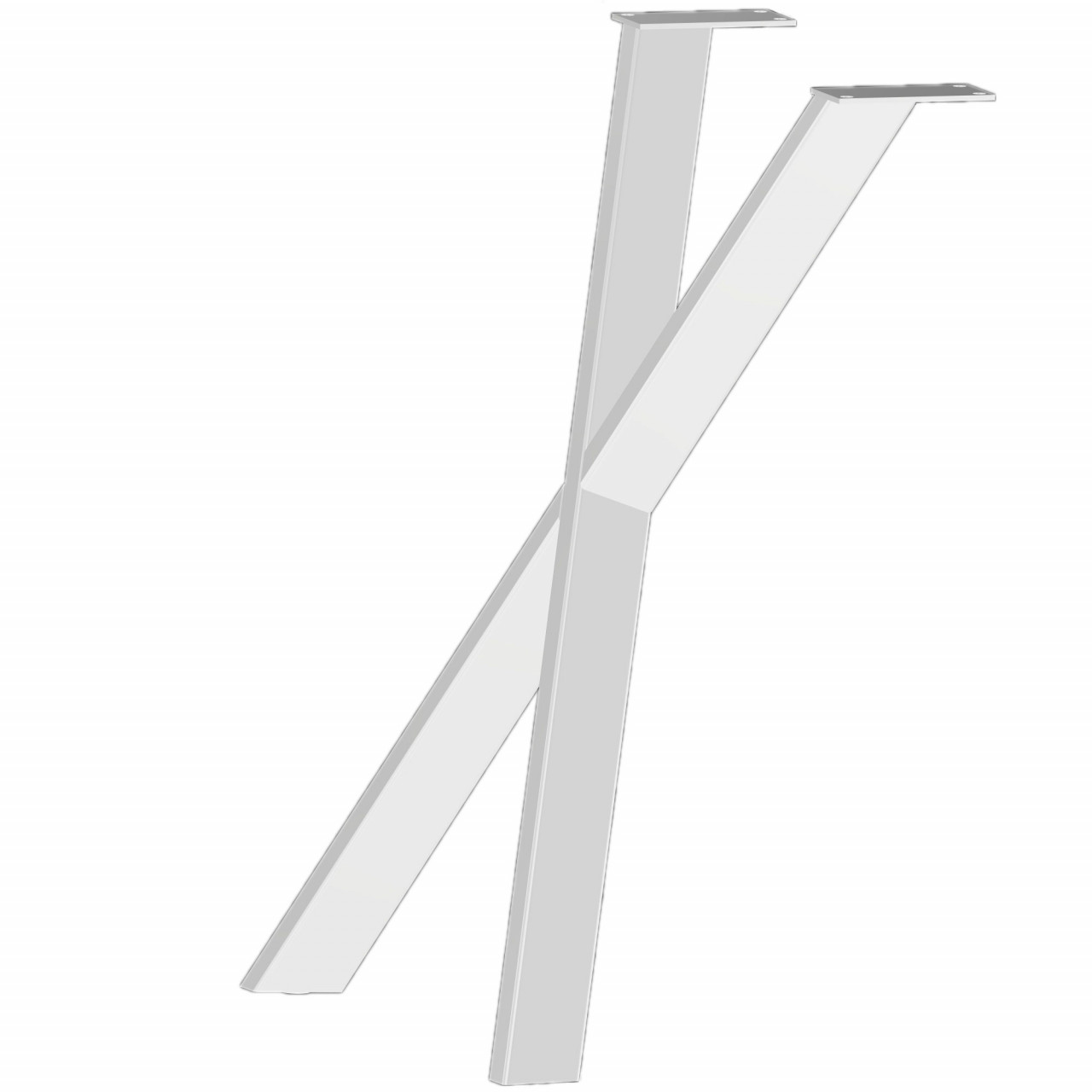 Опора металлическая Х80 белый полимер