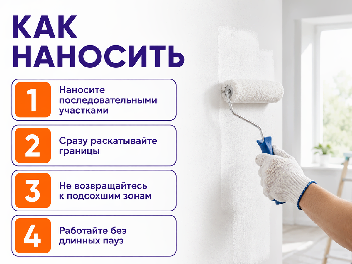 Краска акриловая ERICA для стен и потолков, белая матовая, 13 кг фото 4