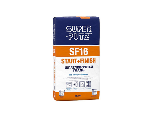 Шпатлёвка Super Putz SF16 Start+Finish