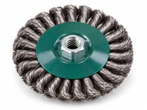 Щётка дисковая косичка VOLAT, 125 мм, M14, 81060-125