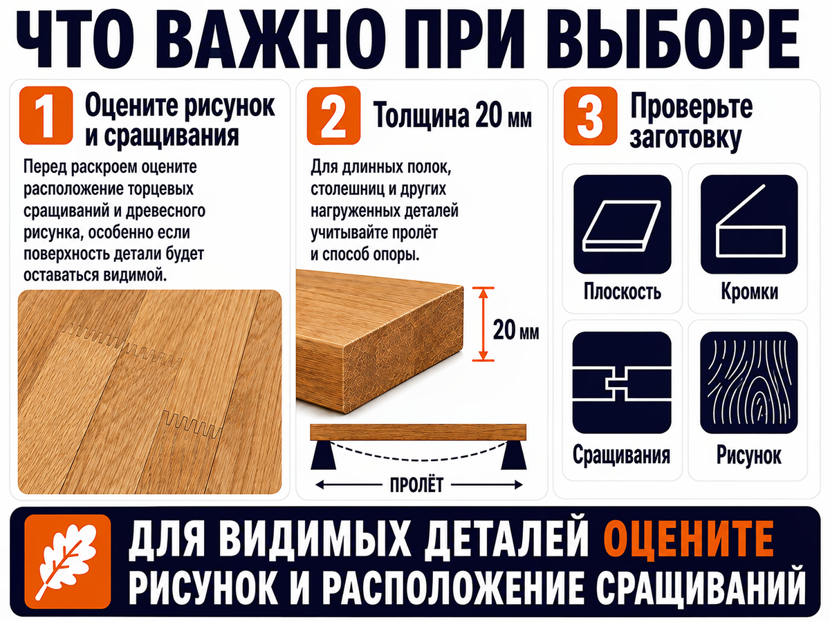 Мебельный щит из дуба сращённый, 2000×400×20 мм, сорт 1/3 фото 5
