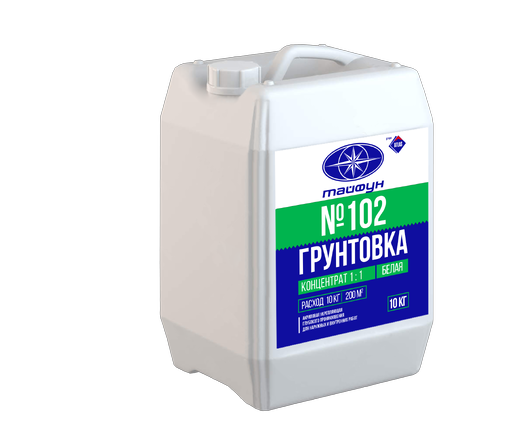 Тайфун Мастер №102 грунтовка 10 кг 200 м2 (концентрат 1:1)