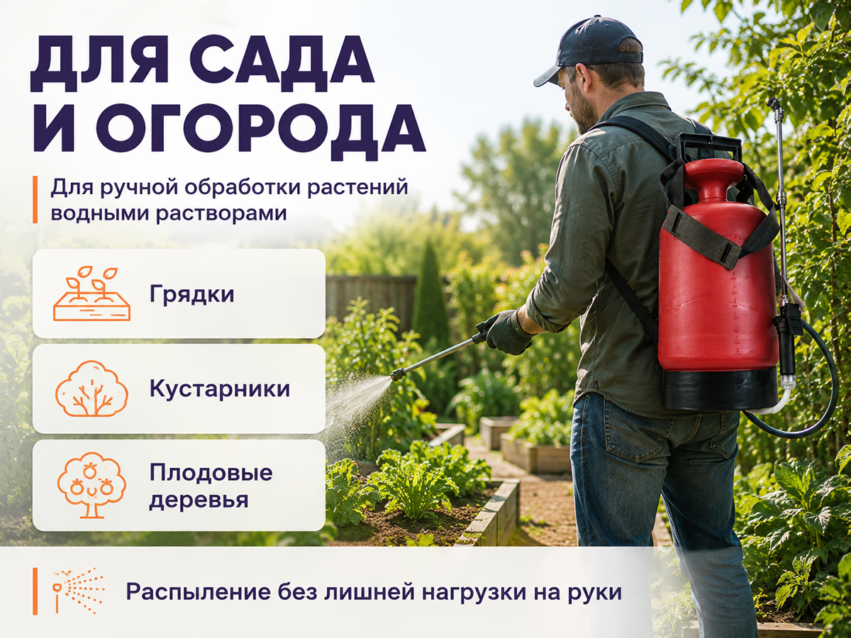 Опрыскиватель РЖ-12, 12 л фото 3