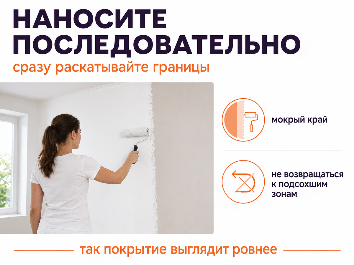 Краска VGT Premium IQ123 для стен и обоев, база A, 0,8 л (1,2 кг) фото 3