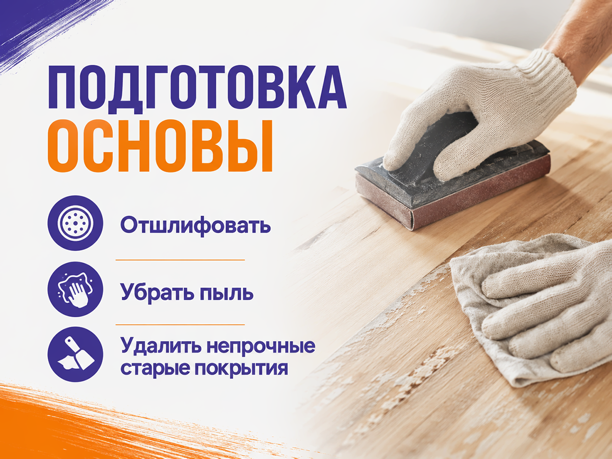 Лак ТЕХНИКС «Для древесины» ВД-АК-1 ТМ, прозрачный матовый, 1 кг фото 3